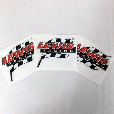 Lewis Racing Sticker
